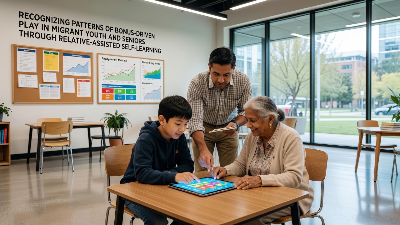 Family members reviewing gaming activity logs together